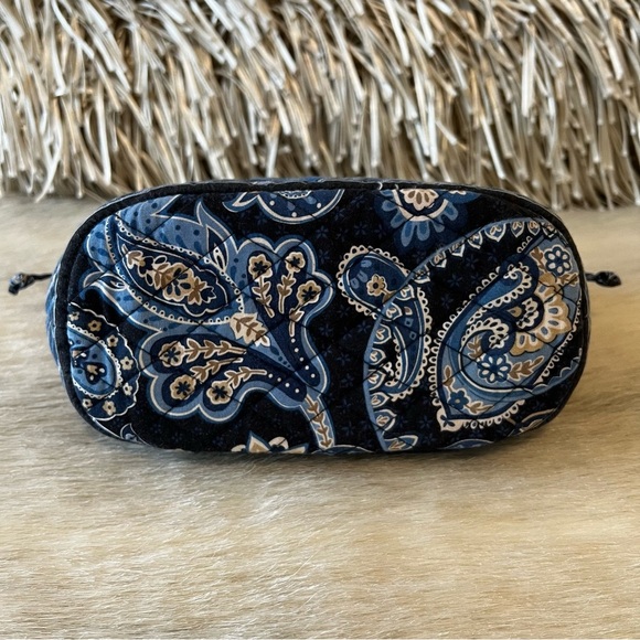 Vintage VERA BRADLEY Windsor 2006 Sherry 2 Handle Mini Y2K Bag Navy Blue Plaid - Picture 7 of 10